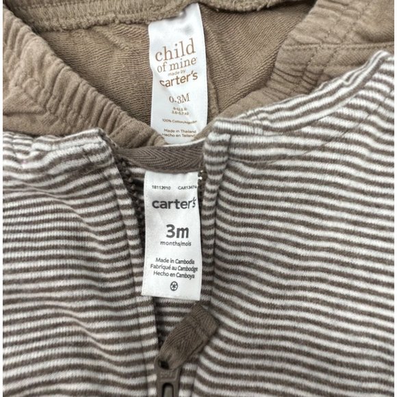 Baby Boy's‎ - 2 Pair of Sweatpants, 1 Sweatshirt, & 1 Body Suit - Size 3 Month - Picture 6 of 7